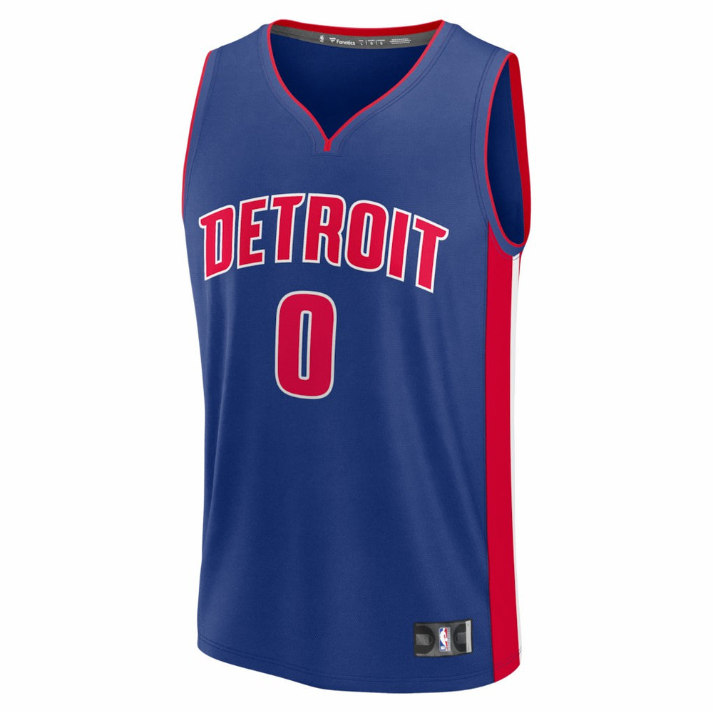 Jalen Duren Detroit Pistons Fast Break Replica Jersey sale - Icon Editi- Blue