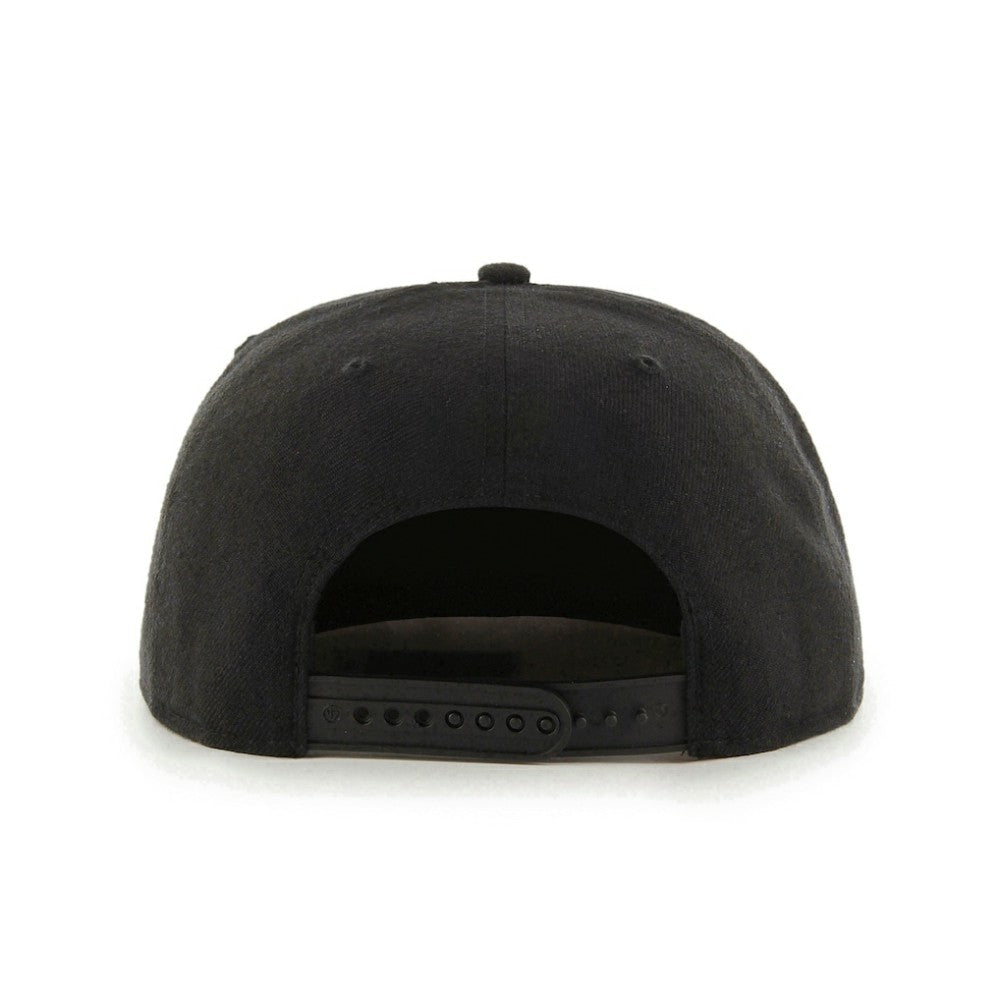 Anaheim Ducks '47 No Shot Captain Snapback Hat Black