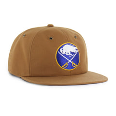 Buffalo Sabres Carhartt x '47 Captain Snapback Hat Tan