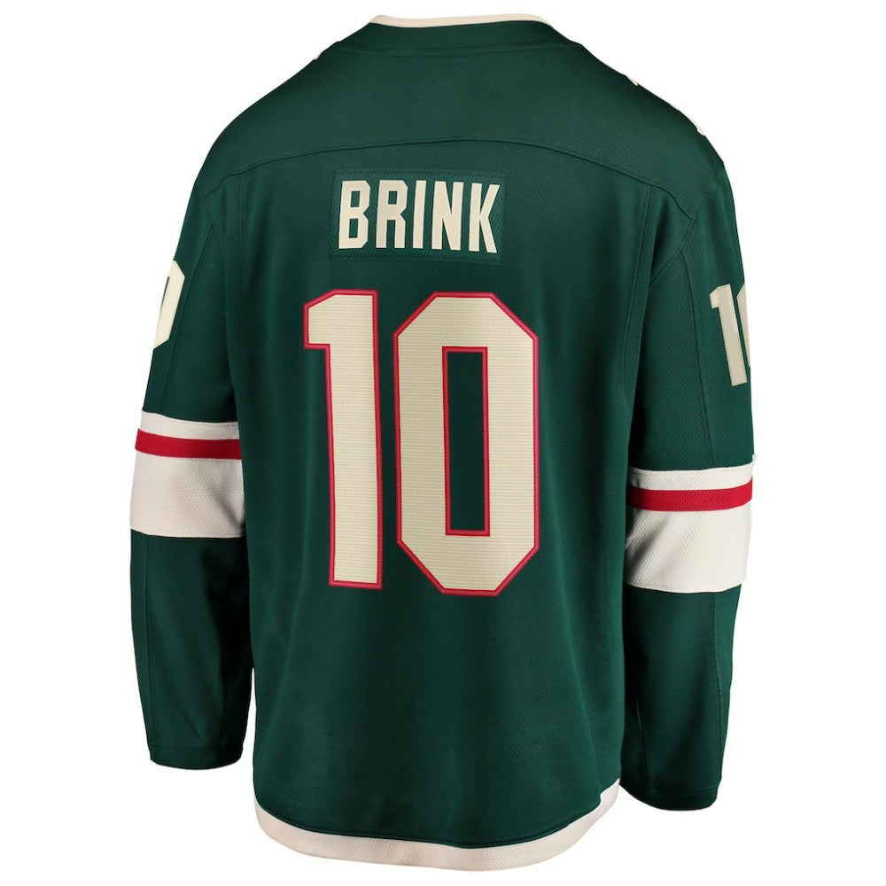 Bobby Brink Minnesota Wild Fanatics Home Breakaway Jersey Green