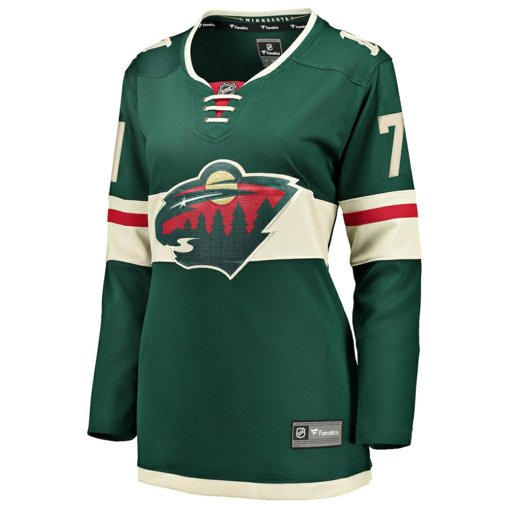 Nick Foligno Minnesota Wild Fanatics Women's Home Breakaway Jersey Green