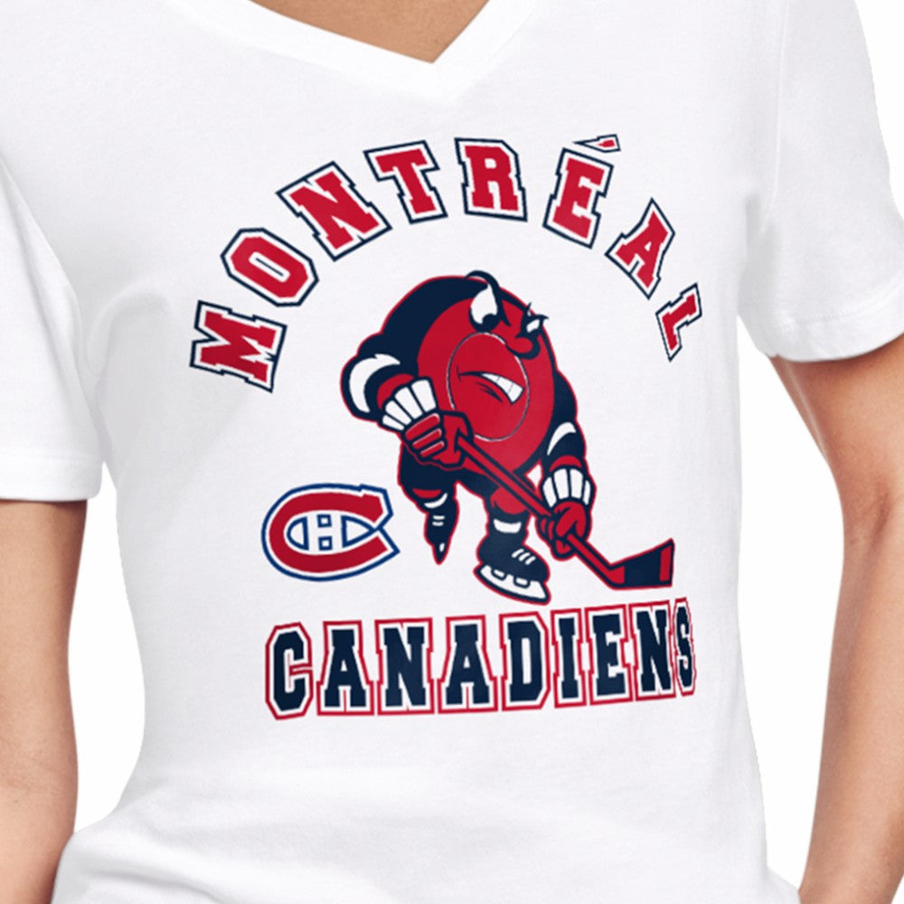 Montreal Canadiens Starter Women's Tough Puck T-Shirt White
