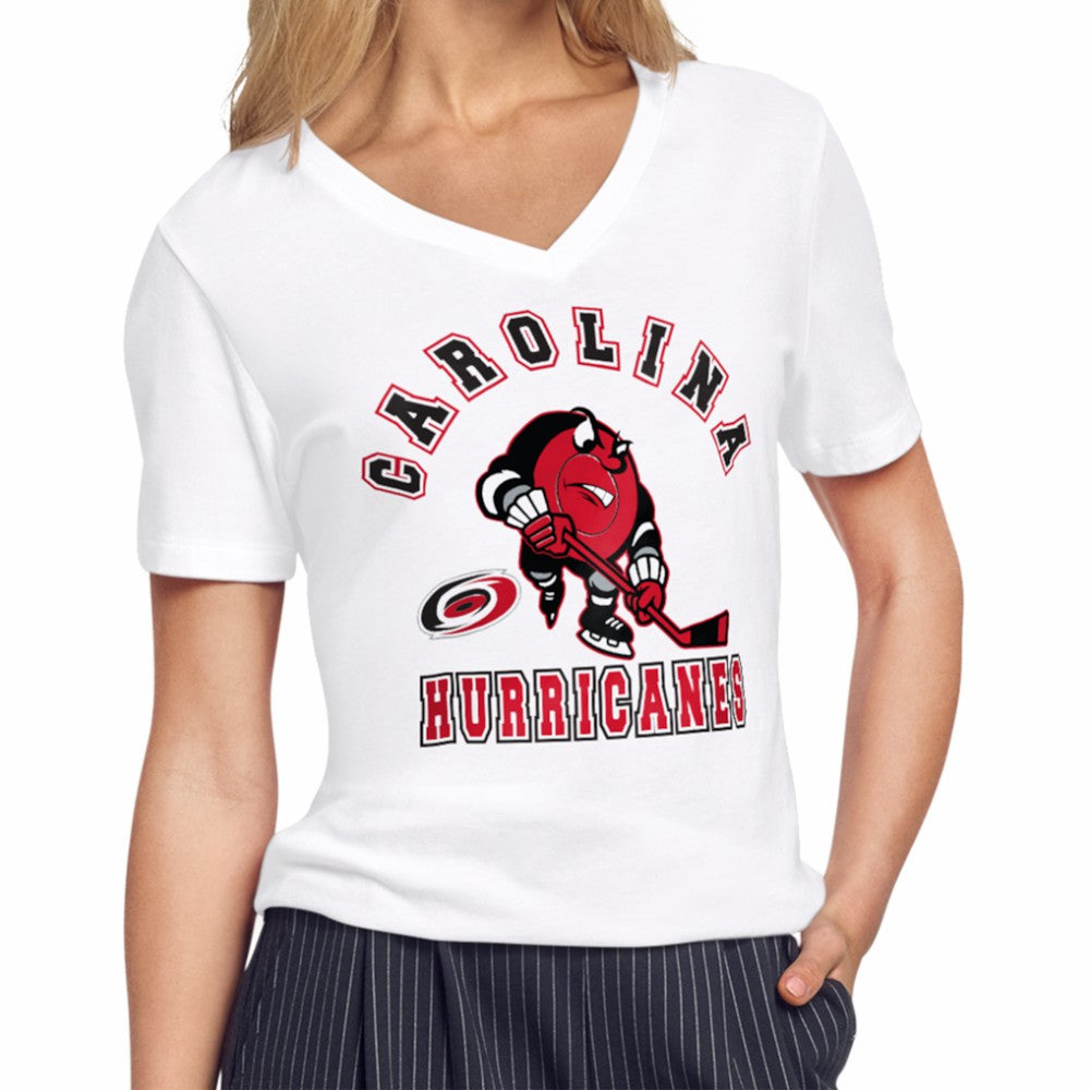 Carolina Hurricanes Starter Women's Tough Puck T-Shirt White