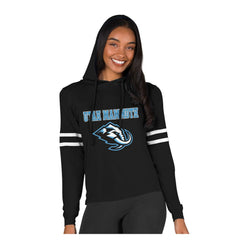 Utah Mammoth Concepts Sport Women's Marathon Long-Sleeve Hooded T-Shirt Black
