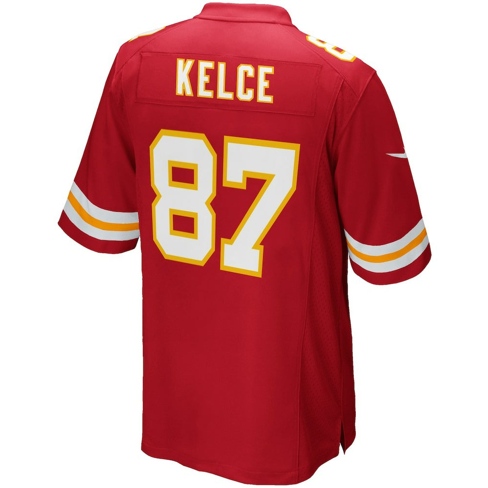Travis Kelce Kansas City Chiefs Youth Game Jersey - Red