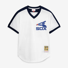 Carlton Fisk Chicago White Sox Authentic Batting Practice Jersey White | Mitchell & Ness