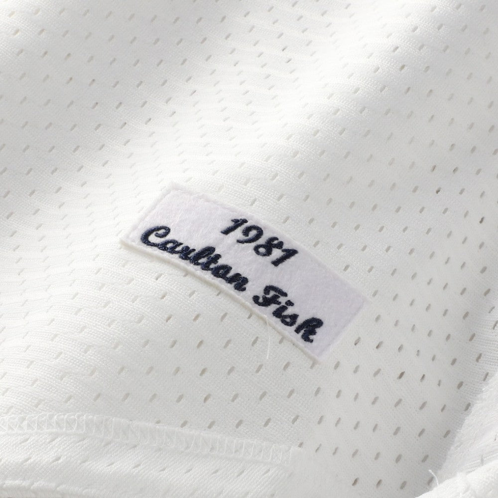 Carlton Fisk Chicago White Sox Authentic Batting Practice Jersey White | Mitchell & Ness
