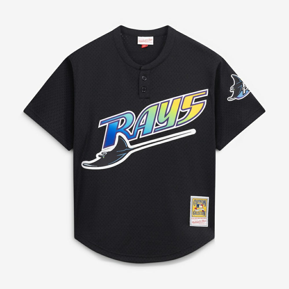 Wade Boggs Tampa Bay Rays Authentic Batting Practice Jersey Black | Mitchell & Ness