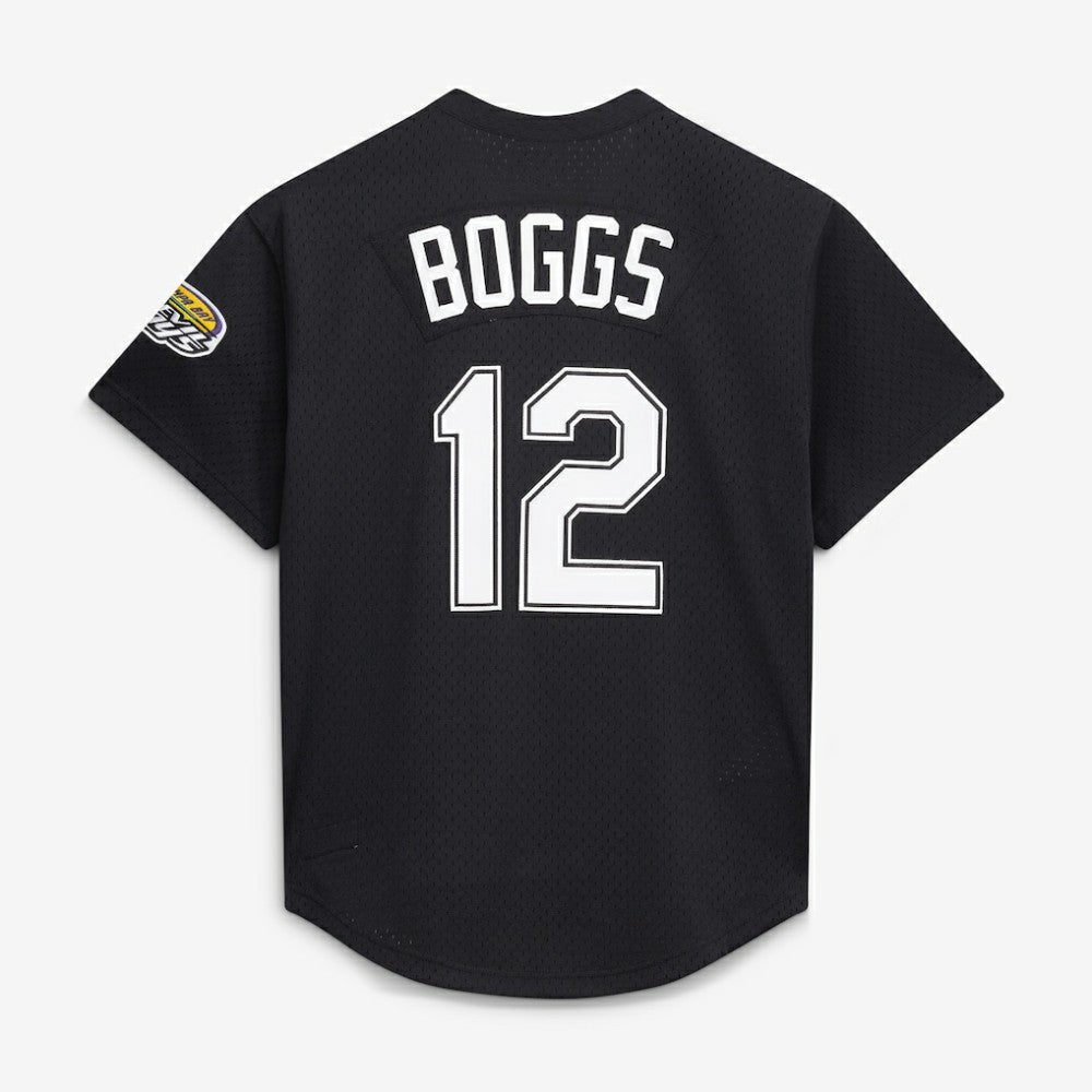 Wade Boggs Tampa Bay Rays Authentic Batting Practice Jersey Black | Mitchell & Ness