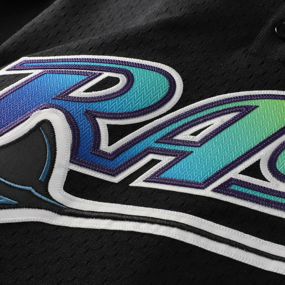 Wade Boggs Tampa Bay Rays Authentic Batting Practice Jersey Black | Mitchell & Ness