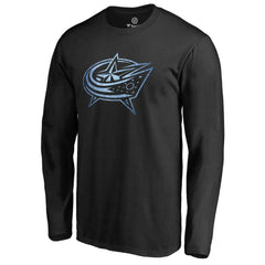 Columbus Blue Jackets Pond Hockey Long Sleeve T-Shirt Black