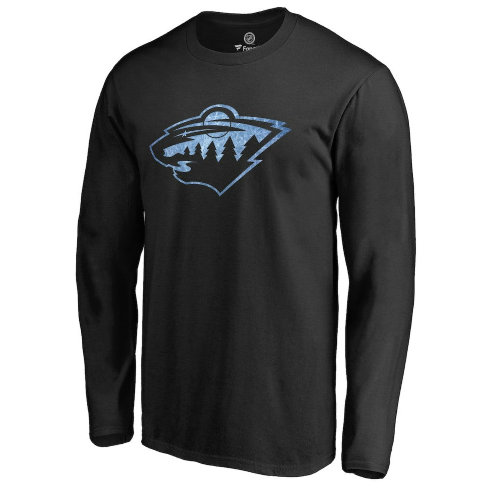Minnesota Wild Pond Hockey Long Sleeve T-Shirt Black