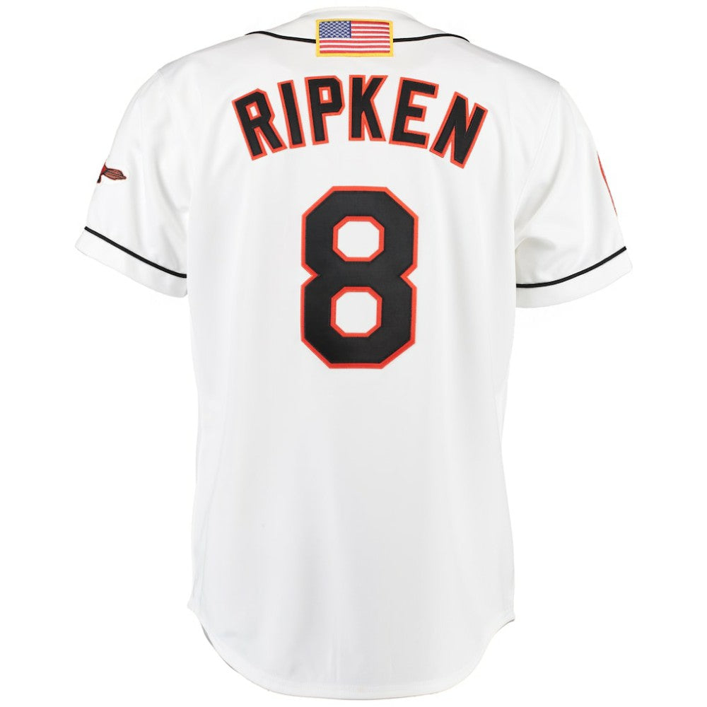 Cal Ripken Baltimore Orioles Home Authentic Jersey White | Mitchell & Ness