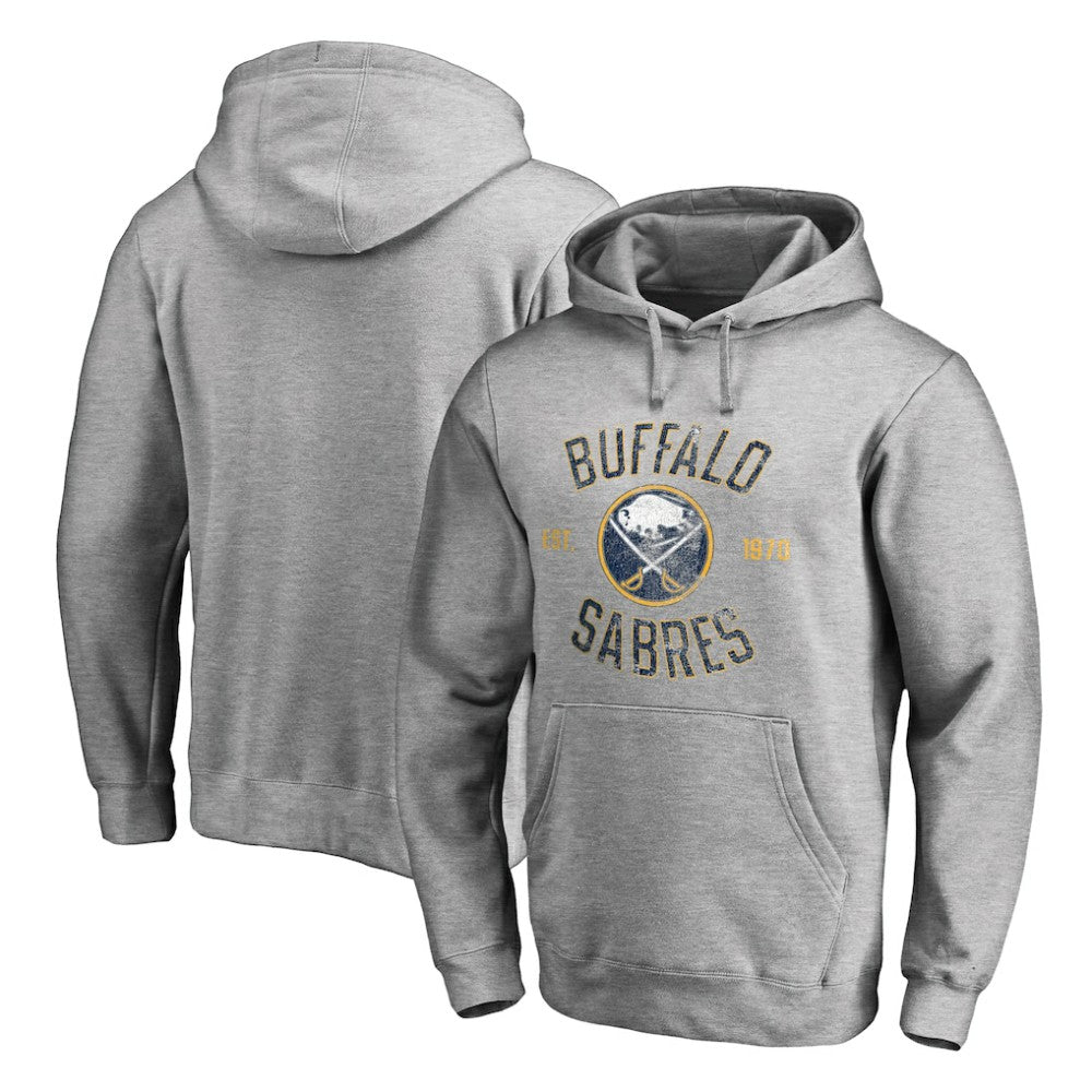 Buffalo Sabres Heritage Pullover Hoodie Ash