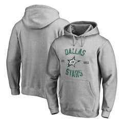 Dallas Stars Heritage Pullover Hoodie Ash