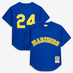 Ken Griffey Jr. Seattle Mariners Authentic Batting Practice Jersey Royal | Mitchell & Ness