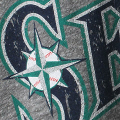 Hisashi Iwakuma Seattle Mariners Majestic Threads Premium Tri-Blend Name & Number T-Shirt Gray