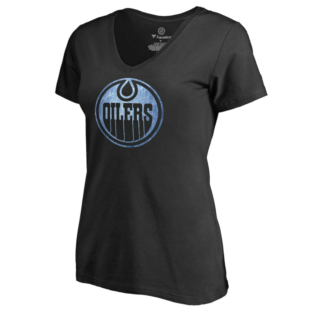 Edmonton Oilers Women's Pond Hockey T-Shirt Black