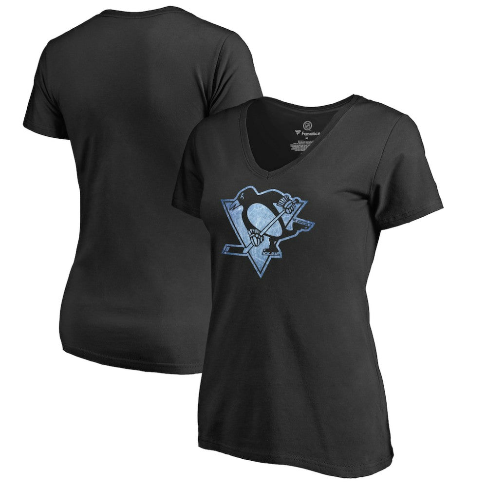 Pittsburgh Penguins Women's Pond Hockey T-Shirt Black