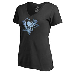 Pittsburgh Penguins Women's Pond Hockey T-Shirt Black