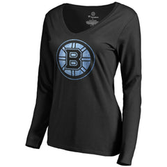Boston Bruins Women's Pond Hockey Long Sleeve T-Shirt Black