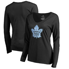 Toronto Maple Leafs Women's Pond Hockey Long Sleeve T-Shirt Black