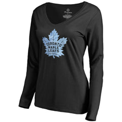 Toronto Maple Leafs Women's Pond Hockey Long Sleeve T-Shirt Black