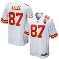 Travis Kelce Kansas City Chiefs Youth Game Jersey - White