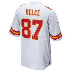 Travis Kelce Kansas City Chiefs Youth Game Jersey - White