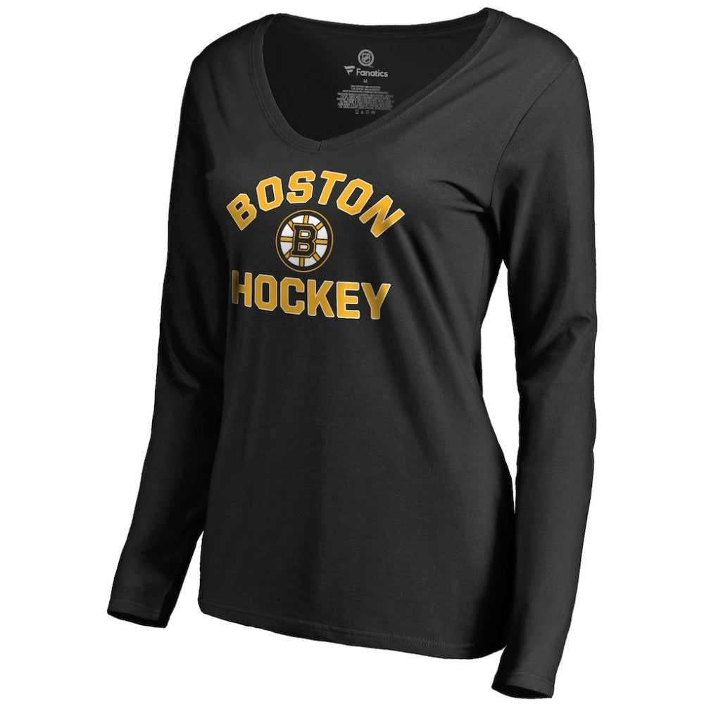 Boston Bruins Women's Overtime Long Sleeve T-Shirt Black