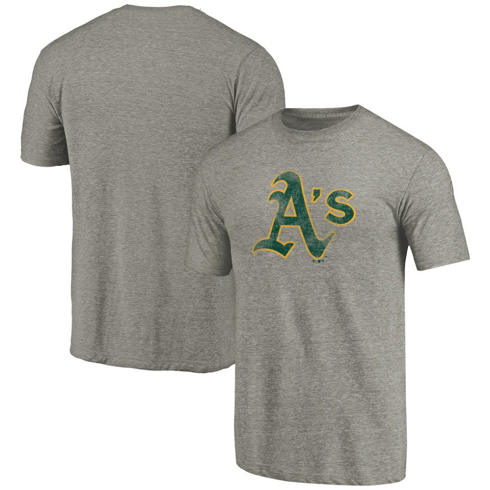 Athletics Distressed Team Tri-Blend T-Shirt Ash