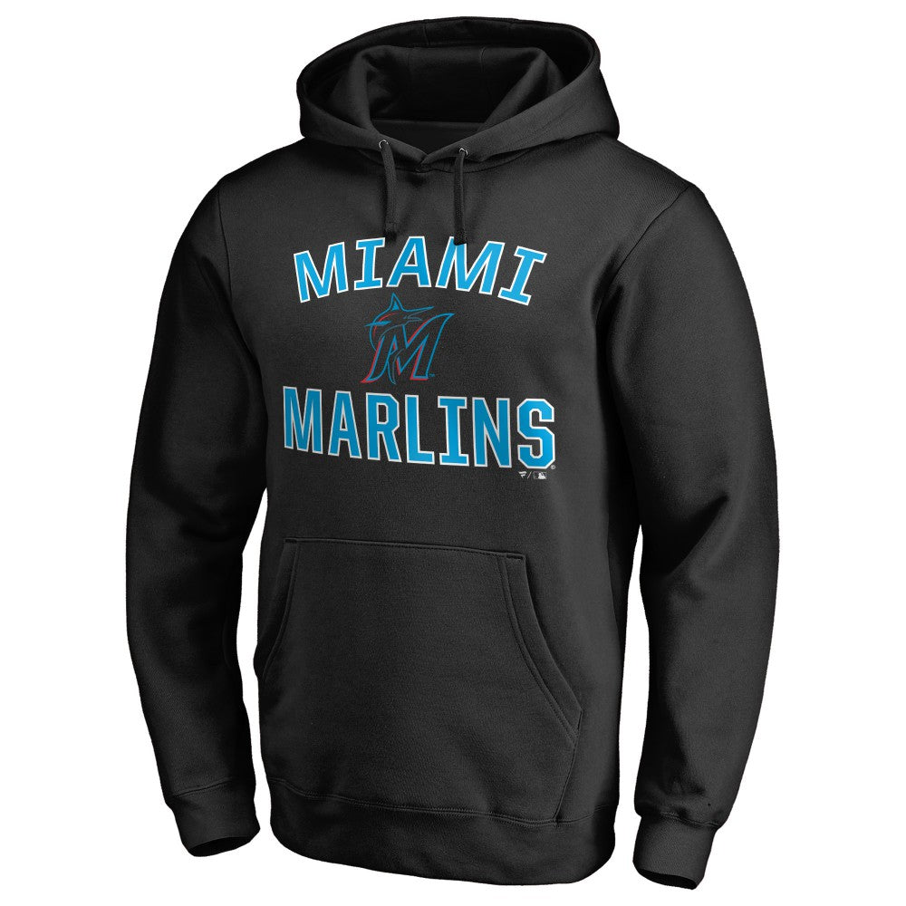 Miami Marlins Victory Arch Pullover Hoodie Black