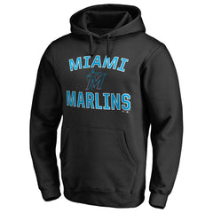 Miami Marlins Victory Arch Pullover Hoodie Black