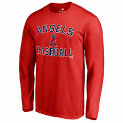 Los Angeles Angels Victory Arch Long Sleeve T-Shirt Red