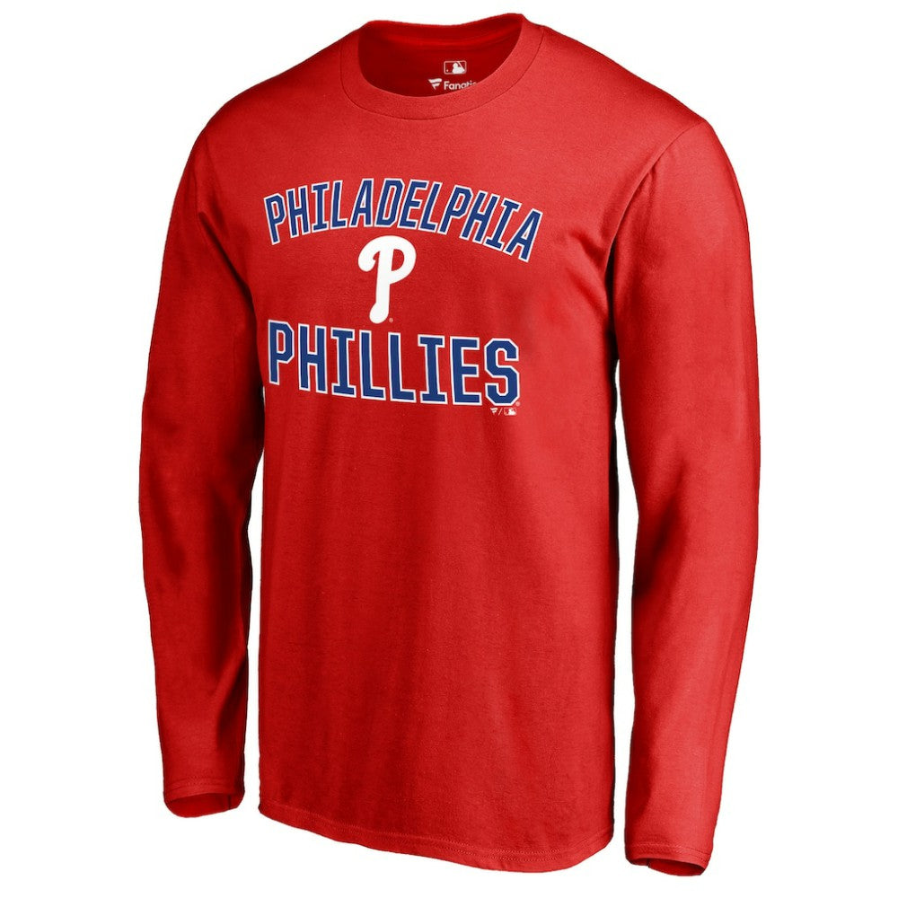 Philadelphia Phillies Victory Arch Long Sleeve T-Shirt Red