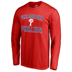 Philadelphia Phillies Victory Arch Long Sleeve T-Shirt Red