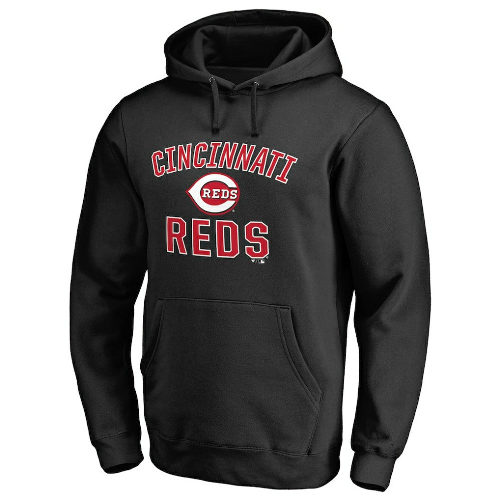 Cincinnati Reds Victory Arch Pullover Hoodie Black