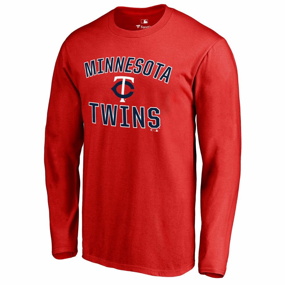 Minnesota Twins Victory Arch Long Sleeve T-Shirt Red