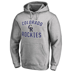 Colorado Rockies Victory Arch Pullover Hoodie Ash