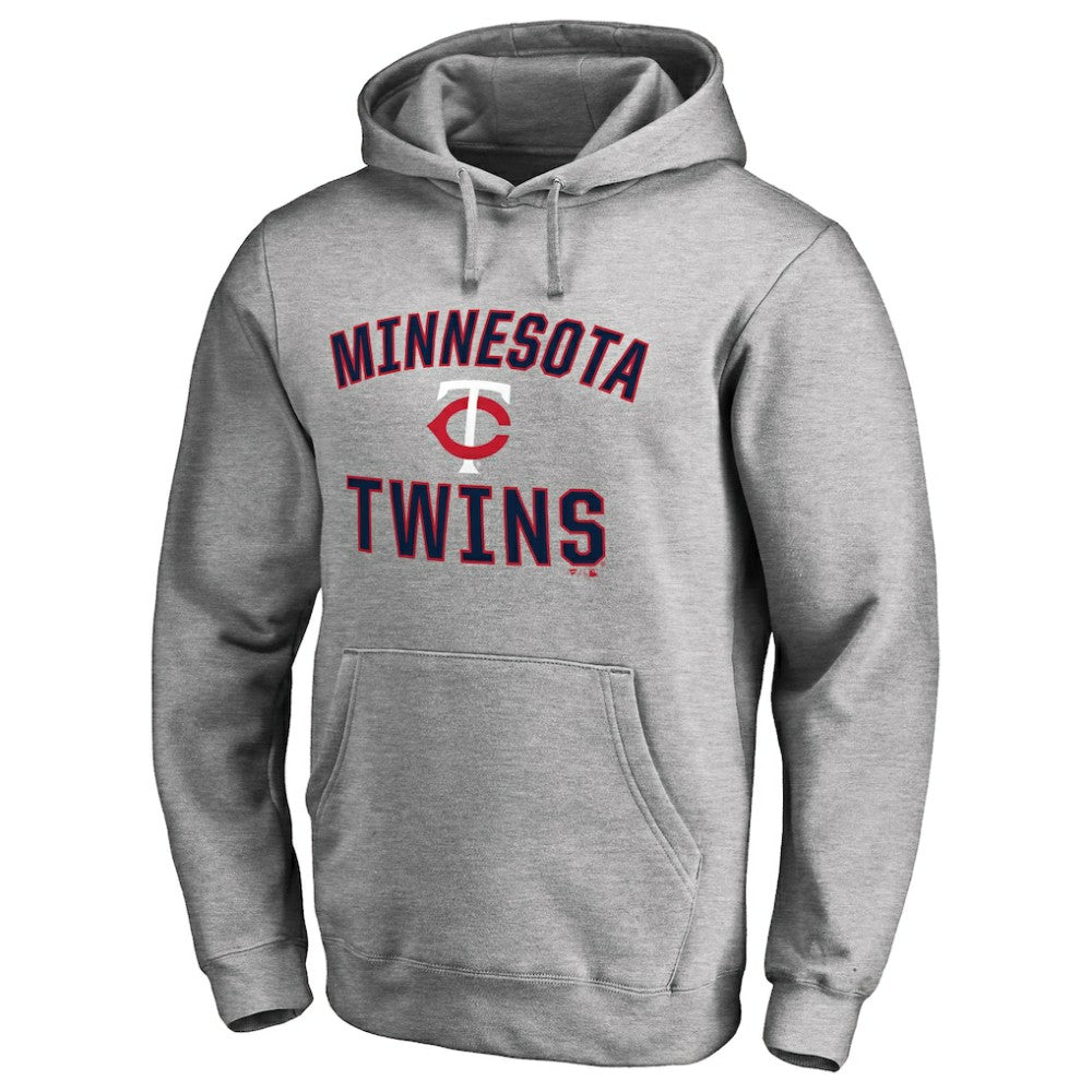 Minnesota Twins Victory Arch Pullover Hoodie Ash