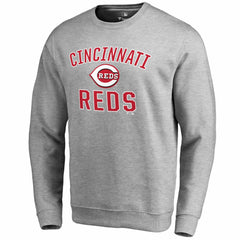Cincinnati Reds Victory Arch Pullover Sweatshirt Ash