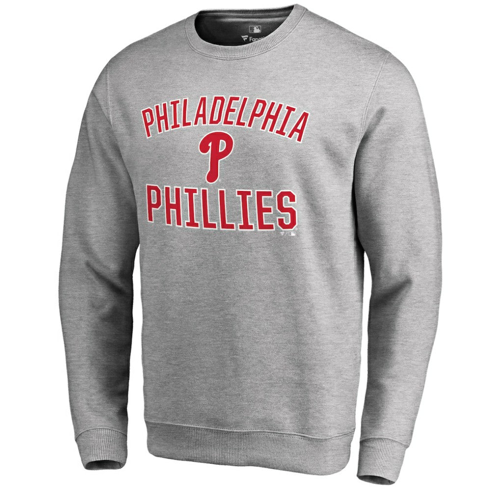 Philadelphia Phillies Victory Arch Pullover Sweatshirt Ash