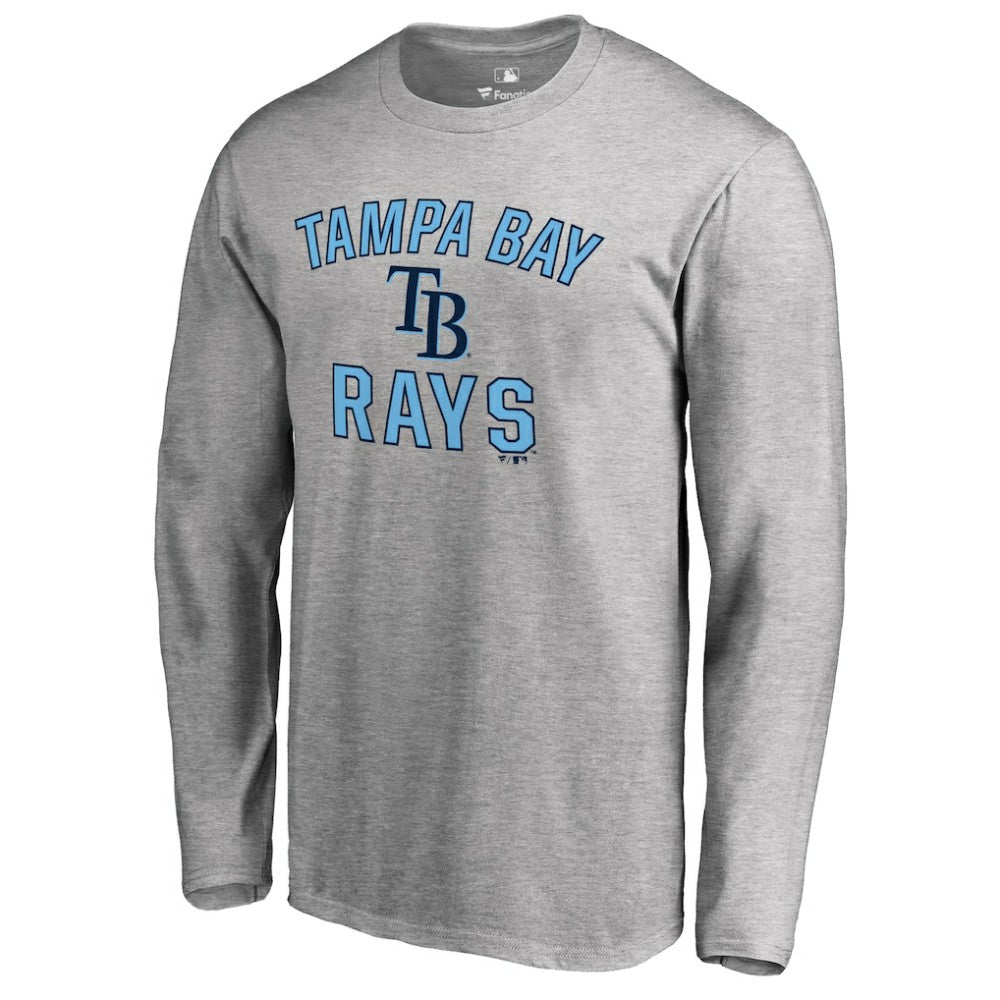 Tampa Bay Rays Victory Arch Long Sleeve T-Shirt Ash