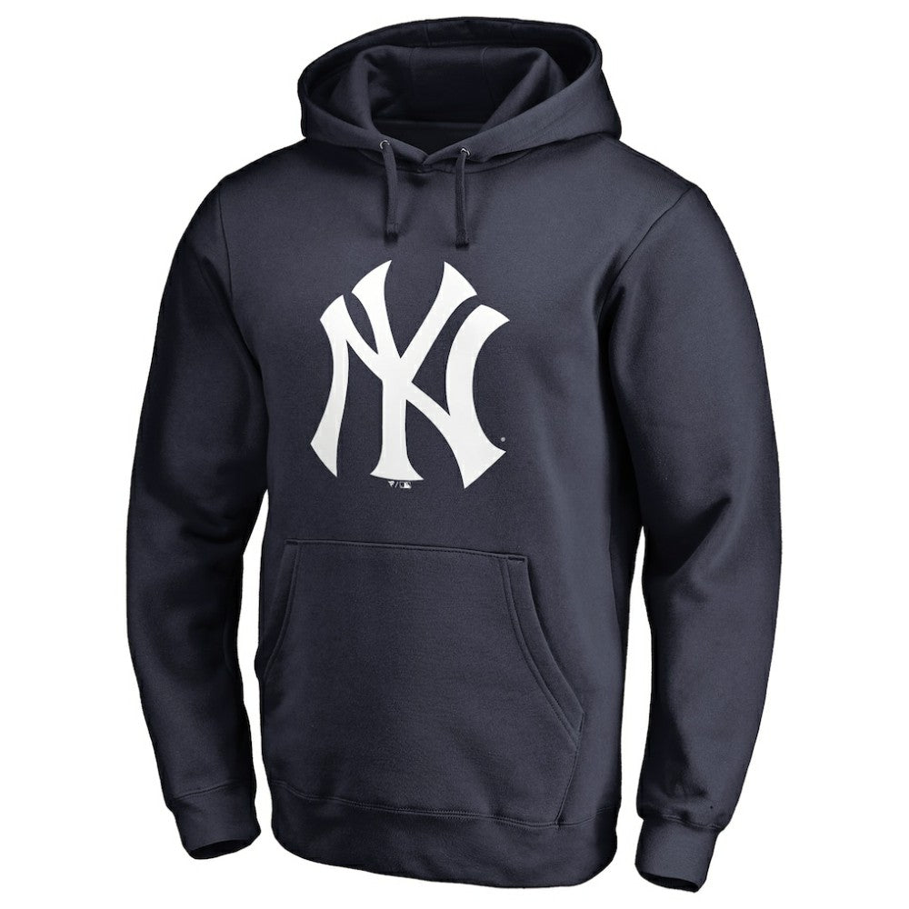 New York Yankees Team Color Primary Logo 2 Pullover Hoodie Navy