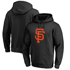 San Francisco Giants Official Logo Fitted Pullover Hoodie Black