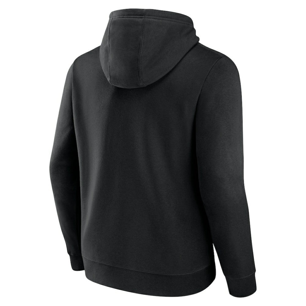 Cincinnati Reds Official Logo Fitted Pullover Hoodie Black