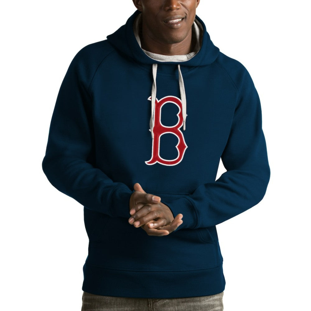 Boston Red Sox Antigua Victory Pullover Hoodie Navy
