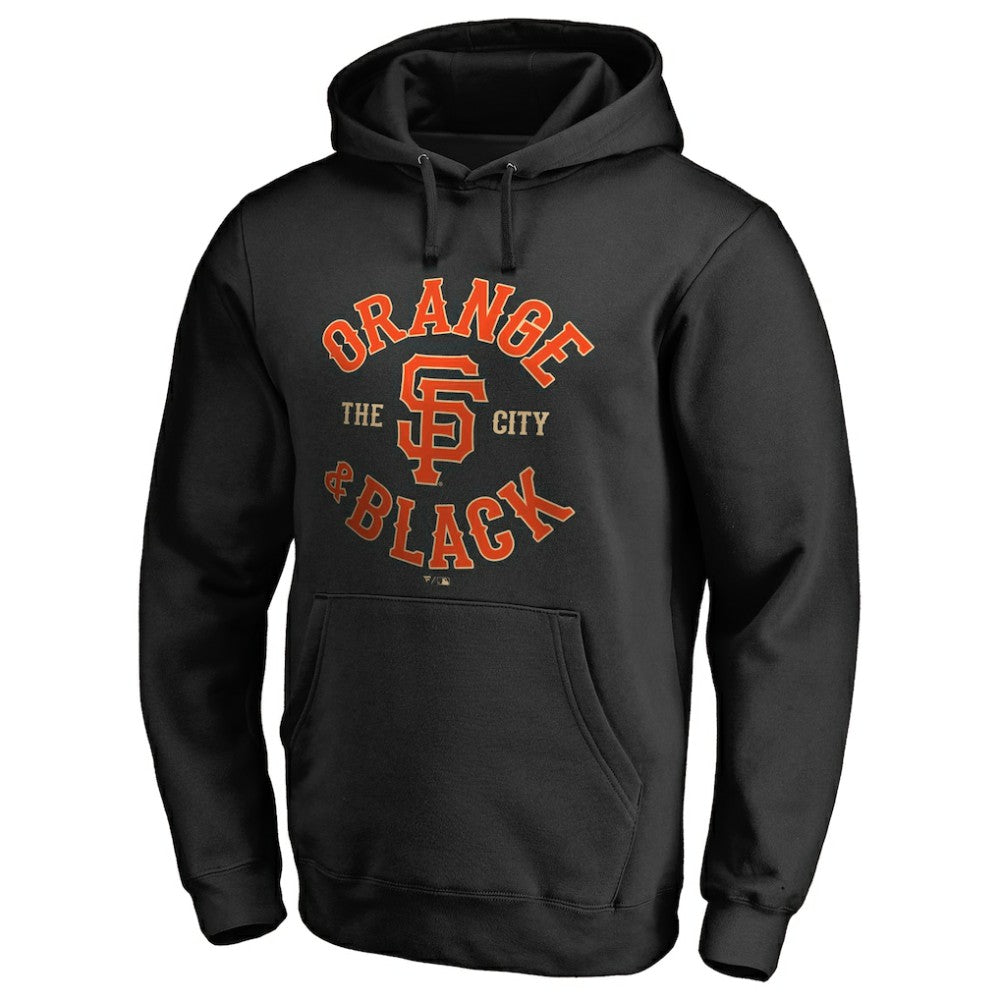 San Francisco Giants Hometown Collection Orange & Black Pullover Hoodie Black