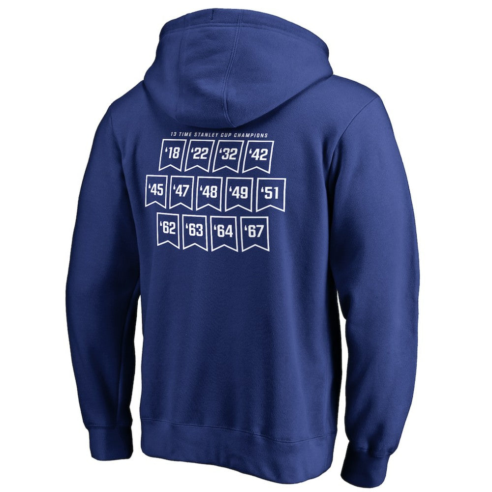 Toronto Maple Leafs Raise the Banner Pullover Hoodie Royal