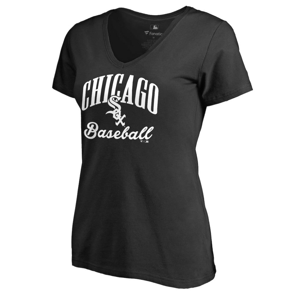 Chicago White Sox Women's Victory Script T-Shirt Black